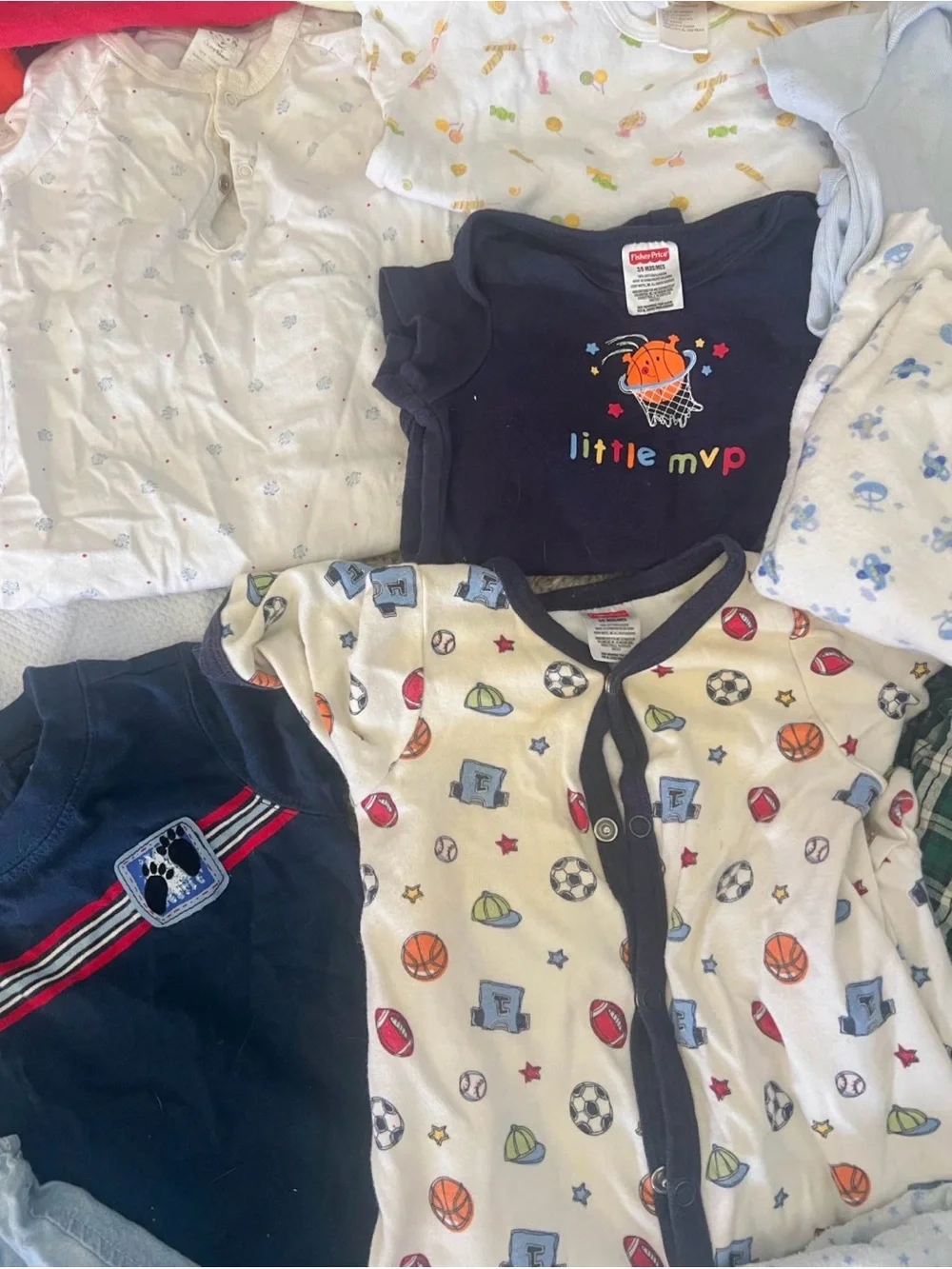 Vintage Y2K Baby Boy Clothes Lot 3-12M Carter’s Fisher Price Cherokee 90s 2000s